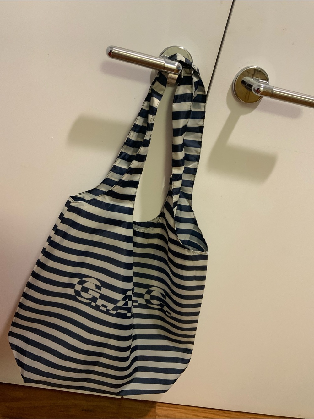 Large GAP APC Blue and White Striped Shopping Tote GAP bag APC Carryall bag